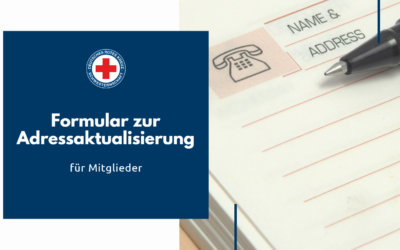 Formular zur Adressaktualisierung