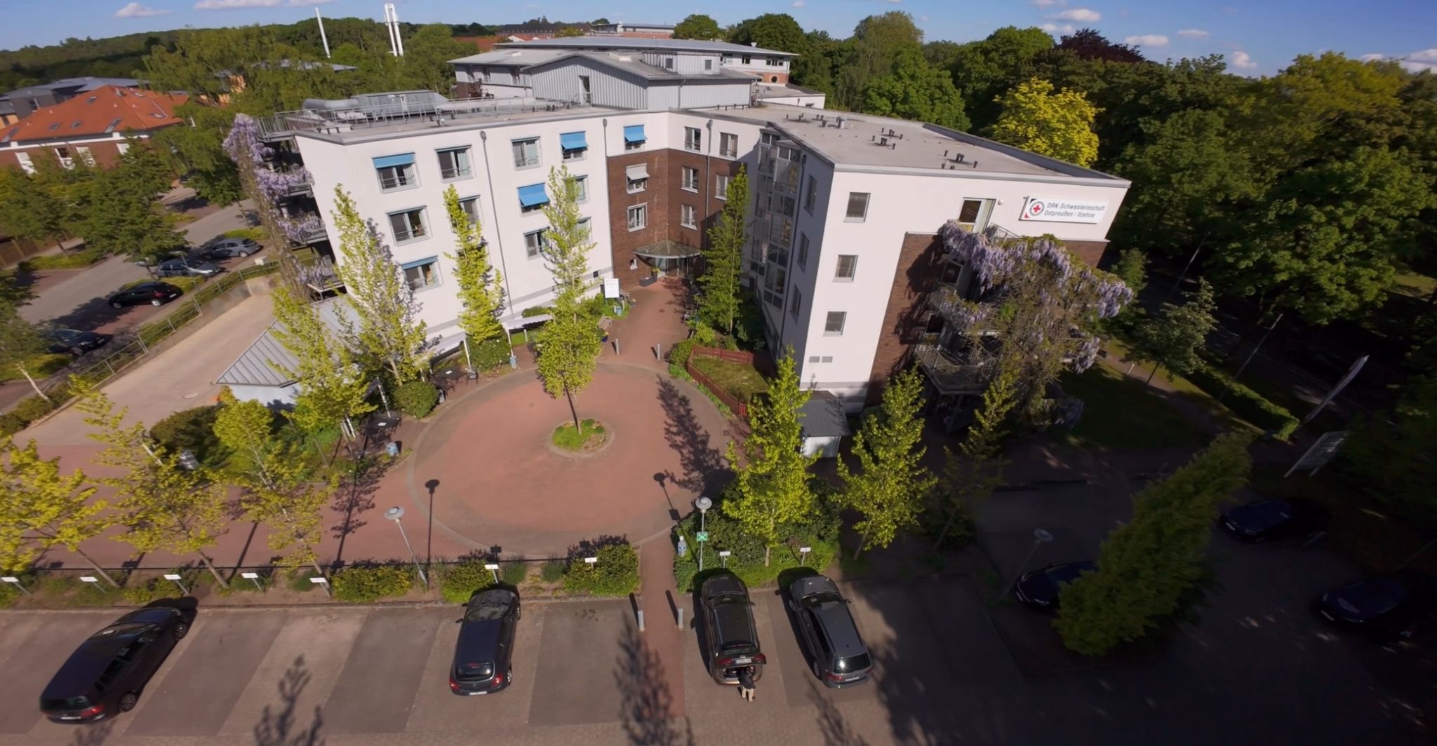 CSSC Seniorenzentrum in der Beethovenstraße 1 in Itzehoe aus der Vogelperspektive